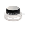 5ml 10ml Round acrylic jar mini sample jar empty plastic jar 5g 10g